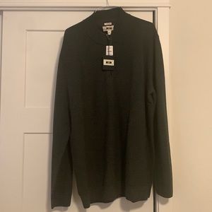 NWT Joseph Abboud 1/4 zip sweater